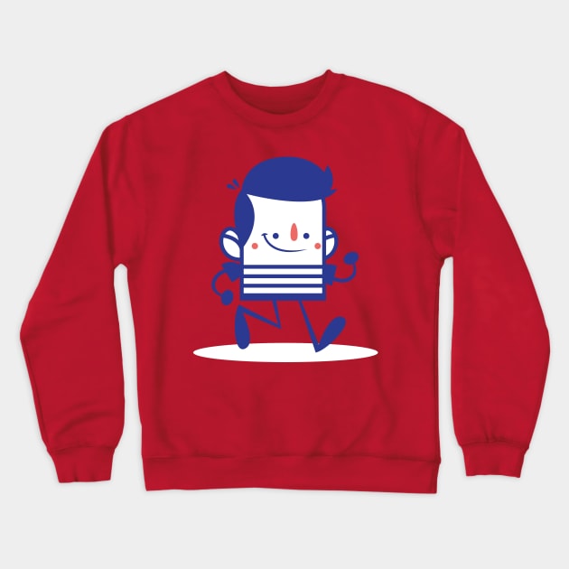 Quirky man Crewneck Sweatshirt by Digster